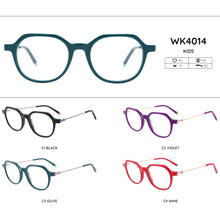 Load image into Gallery viewer, Kirka Child Eyeglasses Oval Acetate Kids 5-12 Years Eyewear Frame Computer Spectacles Frame Boys&amp;Girls Glasses WK4014