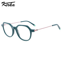 Load image into Gallery viewer, Kirka Child Eyeglasses Oval Acetate Kids 5-12 Years Eyewear Frame Computer Spectacles Frame Boys&amp;Girls Glasses WK4014