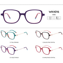Load image into Gallery viewer, Kirka Child Eyeglasses Rectangle Acetate Kids 5-12 Years Eyewear Frame Computer Spectacles Frame Boys&amp;Girls Glasses WK4016