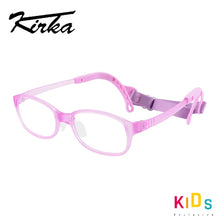 Load image into Gallery viewer, Kirka Children Optical Glasses Frame with Strap Kids Eyewear Frames Flexible Spectacle Girls Boys Eyeglasses Antiblue Glasses