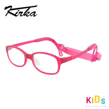 Load image into Gallery viewer, Kirka Children Optical Glasses Frame with Strap Kids Eyewear Frames Flexible Spectacle Girls Boys Eyeglasses Antiblue Glasses