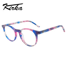 Load image into Gallery viewer, Kirka Kids Glasses Acetate Frames Vintage Myopia Prescription Eyeglasses Childeren full Spectacles Eyewear Frame Child Glasses