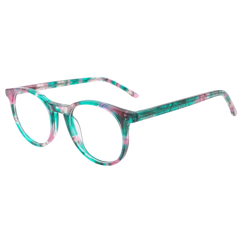 Kirka Kids Glasses Acetate Frames Vintage Myopia Prescription Eyeglasses Childeren full Spectacles Eyewear Frame Child Glasses