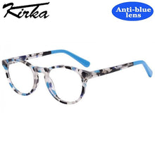 Load image into Gallery viewer, Kirka Kids Glasses Frame Anti-blue Oval Shape Tortoiseshell Pattern Computer Prescription Glasses for Children Eyewear Frames