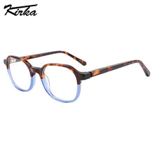 Load image into Gallery viewer, Kirka Optical Children Glasses Frame Kids Glasses Acetate Unisex Tortoise Pattern Separate Color Frames Child Eyeglasses