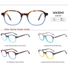 Load image into Gallery viewer, Kirka Optical Children Glasses Frame Kids Glasses Acetate Unisex Tortoise Pattern Separate Color Frames Child Eyeglasses