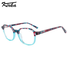 Load image into Gallery viewer, Kirka Optical Children Glasses Frame Kids Glasses Acetate Unisex Tortoise Pattern Separate Color Frames Child Eyeglasses