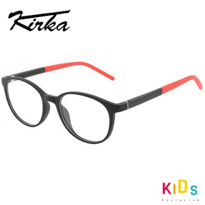 Kirka Optical Children Glasses Frame Kids Glasses Round Flexible Girls Kid Frames Spectacle Hit Color Child  Eyeglasses 12colors