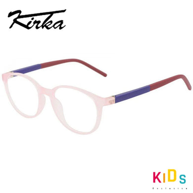 Kirka Optical Children Glasses Frame Kids Glasses Round Flexible Girls Kid Frames Spectacle Hit Color Child  Eyeglasses 12colors