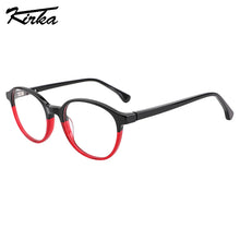 Load image into Gallery viewer, Kirka Optical Frame Kids Acetate Oval Boys and Girls Separate Crystal Color Eyeglasses for Children Spectacle Glasses