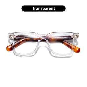 Korea  Square Acetate Glasses Frame Men Women Myopia Prescription Thick Eyeglasses Handmade Read Spectacle