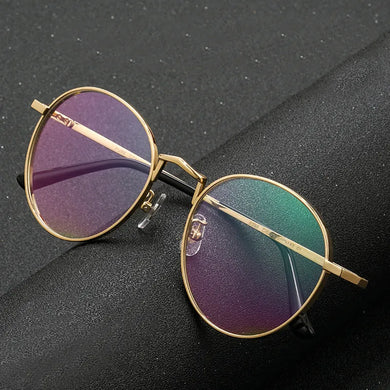 Korea Round Pure Titanium Glasses Frame Women Men Vintage Prescription Myopia Optical Eyeglasses Frame Male  Luxury Eyewear