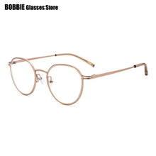 Load image into Gallery viewer, Korean Brand Handmade Eyglasses Retro Round Glasses Frame Women Men Titanium Ultralight Optical Prescription Myopia Reading