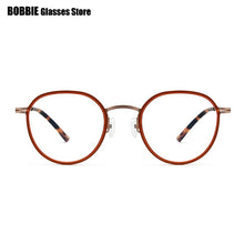 Load image into Gallery viewer, Korean Brand Handmade Eyglasses Retro Round Glasses Frame Women Men Titanium Ultralight Optical Prescription Myopia Reading