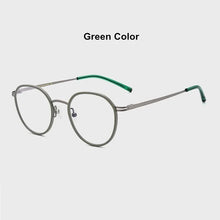 Load image into Gallery viewer, Korean Brand Handmade Eyglasses Retro Round Glasses Frame Women Men Titanium Ultralight Optical Prescription Myopia Reading
