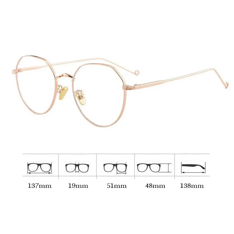 Korean Glasses Frame Women No Makeup Fashion Anti-blue Plain Glasses Men Contrasting Cute Decorative Computer Glasses