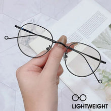 Load image into Gallery viewer, Korean Glasses Frame Women No Makeup Fashion Anti-blue Plain Glasses Men Contrasting Cute Decorative Computer Glasses