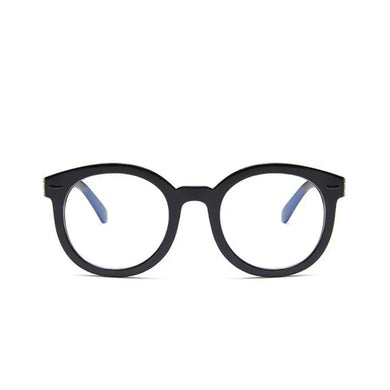 Korean version retro Tiktok net red same flat mirror personality arrow round eyeglass frame