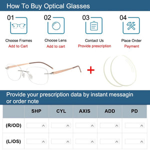 Krasivyy Rimless Titanium Glasses Frames Men Ultralight Screwless Optical Prescription Eyewear Women Oval Korean Eyeglasses