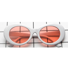 Load image into Gallery viewer, Kurt Cobain Retro Oval Sunglasses Man Vintage  Brand Sun Glasses Classic White Black Lentes De Sol Mujer
