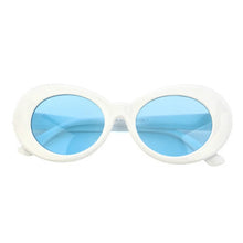 Load image into Gallery viewer, Kurt Cobain Retro Oval Sunglasses Man Vintage  Brand Sun Glasses Classic White Black Lentes De Sol Mujer