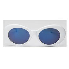 Load image into Gallery viewer, Kurt Cobain Retro Oval Sunglasses Man Vintage  Brand Sun Glasses Classic White Black Lentes De Sol Mujer