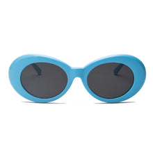 Load image into Gallery viewer, Kurt Cobain Retro Oval Sunglasses Man Vintage  Brand Sun Glasses Classic White Black Lentes De Sol Mujer