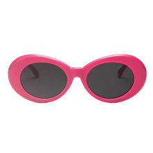Load image into Gallery viewer, Kurt Cobain Retro Oval Sunglasses Man Vintage  Brand Sun Glasses Classic White Black Lentes De Sol Mujer