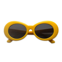 Load image into Gallery viewer, Kurt Cobain Retro Oval Sunglasses Man Vintage  Brand Sun Glasses Classic White Black Lentes De Sol Mujer