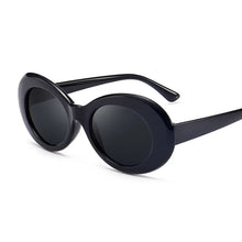 Load image into Gallery viewer, Kurt Cobain Retro Oval Sunglasses Man Vintage  Brand Sun Glasses Classic White Black Lentes De Sol Mujer