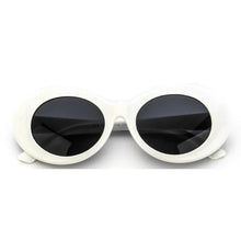 Load image into Gallery viewer, Kurt Cobain Retro Oval Sunglasses Man Vintage  Brand Sun Glasses Classic White Black Lentes De Sol Mujer