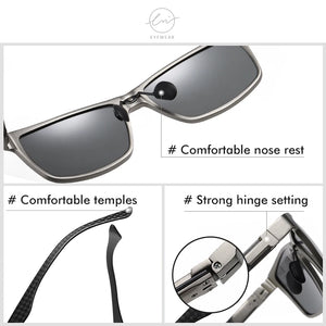 LM Photochromic Trending Styles Aluminium Magnesium Glass Square Men Sunglasses Women Polarized Sun glasses Sport Oculos de sol