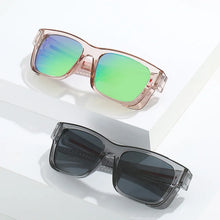 Carica l&#39;immagine nel visualizzatore di Gallery, LNFCXI Sports Sunglasses For Women Square Mirror Goggle Sun Glasses Y2k Steampunk Eyewear Shades For Men Outdoor