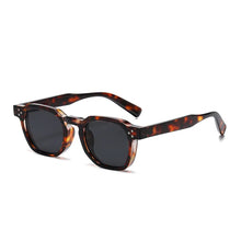 Load image into Gallery viewer, LNFCXI Vintage Rivet Oval Sunglasses Women Men Luxury Brand Designer Sun Glasses Anti Blue Light Eyeglasses Frame