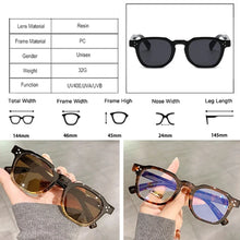 Load image into Gallery viewer, LNFCXI Vintage Rivet Oval Sunglasses Women Men Luxury Brand Designer Sun Glasses Anti Blue Light Eyeglasses Frame