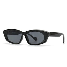 Carica l&#39;immagine nel visualizzatore di Gallery, LNFCXI New Quality Silver Purple Unique Cat Eye Women Sunglasses Retro Double Color Men Trending Sun Glasses Shades UV400