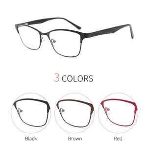 LUCIDIE  Fashion Brand Design Titanium Square Optical Eyeglasses Frame Men Women Glasses Unisex Myopia Prescription Eyewear