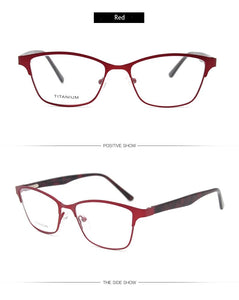 LUCIDIE  Fashion Brand Design Titanium Square Optical Eyeglasses Frame Men Women Glasses Unisex Myopia Prescription Eyewear