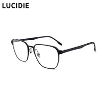 Load image into Gallery viewer, LUCIDIE  Square Ultralight Glasses Man Aluminum Eyeglasses Clear Lens Oversized Frame Female Myopia Prescription Eyewear