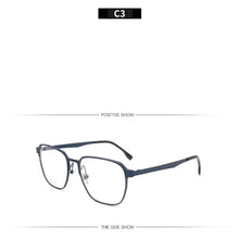 Load image into Gallery viewer, LUCIDIE  Square Ultralight Glasses Man Aluminum Eyeglasses Clear Lens Oversized Frame Female Myopia Prescription Eyewear
