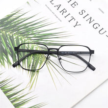 Load image into Gallery viewer, LUCIDIE  Square Ultralight Glasses Man Aluminum Eyeglasses Clear Lens Oversized Frame Female Myopia Prescription Eyewear