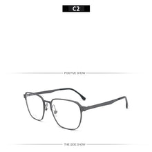 Load image into Gallery viewer, LUCIDIE  Square Ultralight Glasses Man Aluminum Eyeglasses Clear Lens Oversized Frame Female Myopia Prescription Eyewear