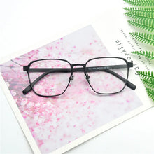 Load image into Gallery viewer, LUCIDIE  Square Ultralight Glasses Man Aluminum Eyeglasses Clear Lens Oversized Frame Female Myopia Prescription Eyewear