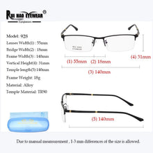 Load image into Gallery viewer, Leisure Eyeglasses Frame Unisex Optical Glasses Rui Hao Eyewear Rectangle  Frames Super Light Alloy Spectacles 928