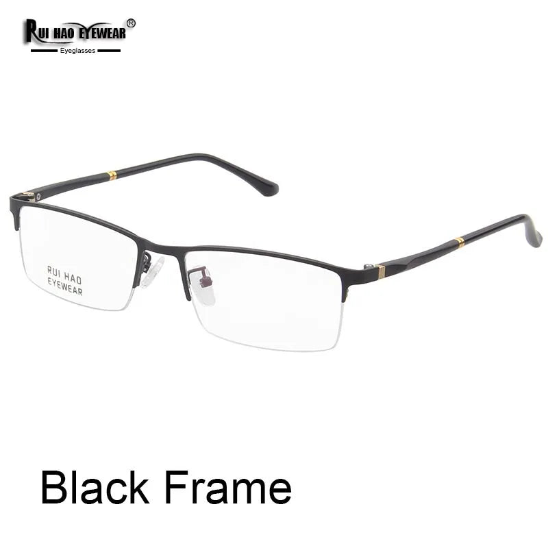 Leisure Eyeglasses Frame Unisex Optical Glasses Rui Hao Eyewear Rectangle  Frames Super Light Alloy Spectacles 928