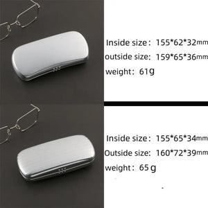 Light Aluminum Alloy Optical Eyewear Boxes Myopia Case Storage Box Glasses Case Sunglasses Box