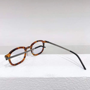 Lndbrg 18050 Rectangular Glasses Frame 137F Men Women Classic Designer Eyeglasses   Premium Prescription Eyewear