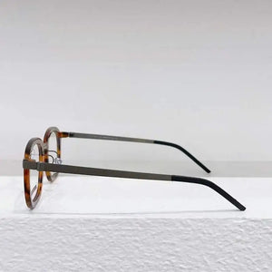 Lndbrg 18050 Rectangular Glasses Frame 137F Men Women Classic Designer Eyeglasses   Premium Prescription Eyewear