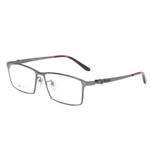 Load image into Gallery viewer, Logorela Men Pure Titanium Glasses Frame Male Square Ultralight Eye Myopia Prescription Eyeglasses 9013