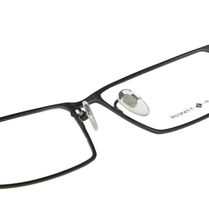 Logorela Men Pure Titanium Glasses Frame Male Square Ultralight Eye Myopia Prescription Eyeglasses 9013